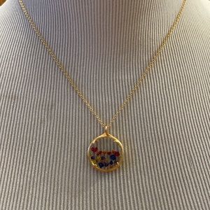 Catherine Weitzman floral handmade necklace